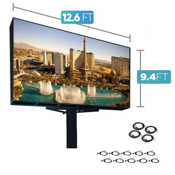 Led Video Wall NovaStar P8mm 12.6' x 9.4' Outdoor Turn-Key LED System 12 Panels