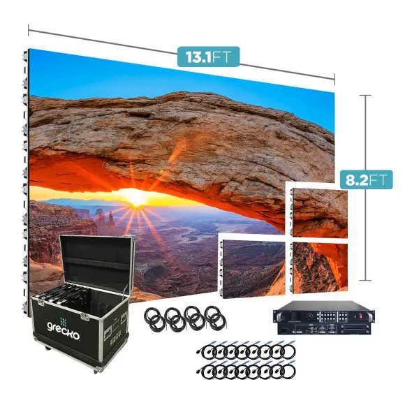 Led Video Wall NovaStar P2.5mm 13.1' x 8.2' Indoor Turn-Key LED System 40 Panels