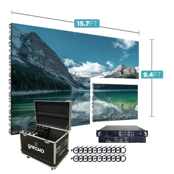 Led Video Wall NovaStar P3mm 15.7' x 9.4' Indoor 960x960 Turn-Key LED System 15 Panels