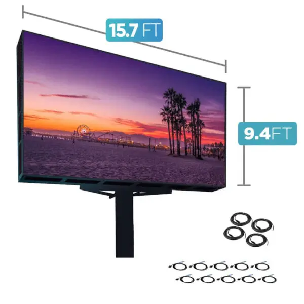Led Video Wall NovaStar P6mm 15.7' x 9.4' Outdoor Turn-Key LED System 15 Panels