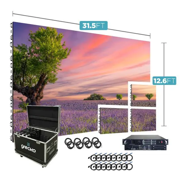 Led Video Wall NovaStar P5mm 31.5 x 12.6' Outdoor Turn-Key LED System 40 Panels