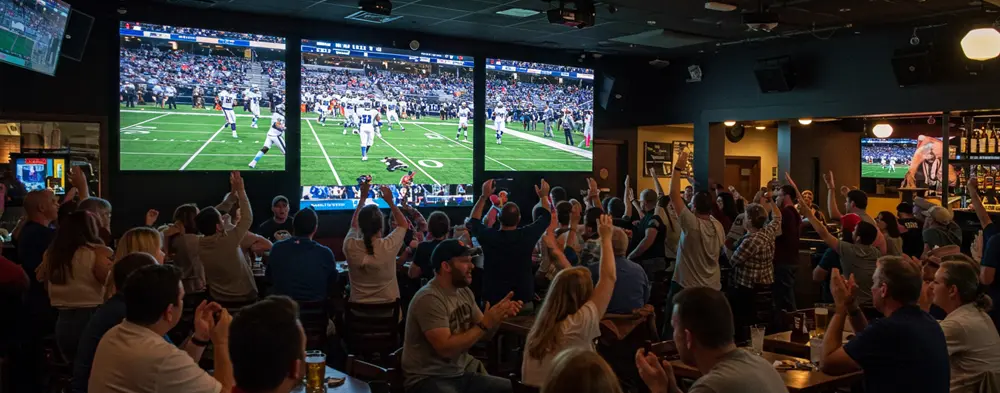 Las Pantallas LED para el Super Bowl LIX atraen más clientes a tu bar