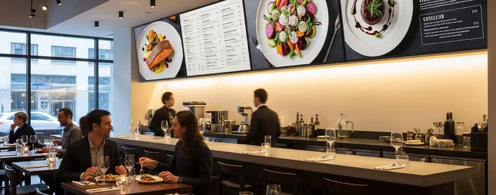 Digital Menu Boards for Restaurants