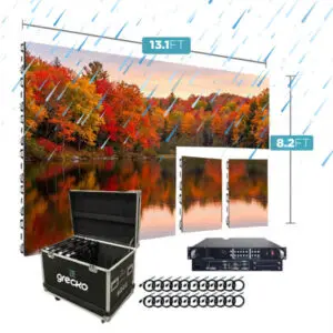 Led Video Wall NovaStar P3.91mm OUT 500x1000 13.1' x 8.2' Outdoor Turn-Key LED System 16 Panels