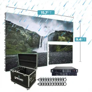 Led Video Wall NovaStar P4mm OUT 960x960 15.7' x 9.4' Outdoor Turn-Key LED System 15 Panels