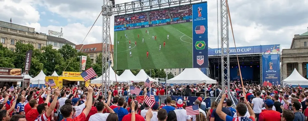 Fan zone Giant LED Screen