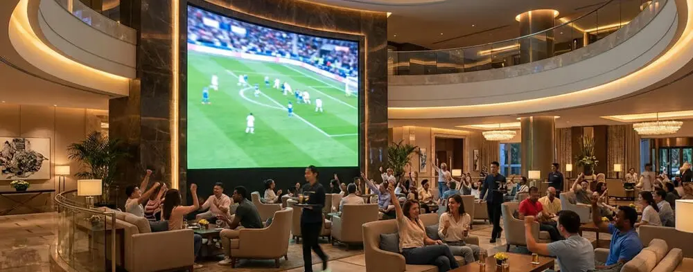 Pantallas LED para hoteles Mundial 2026