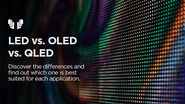 Differences between LED, OLED and QLED