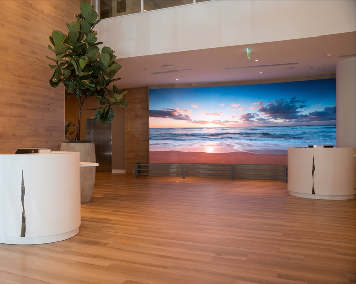 Corporate LED installation