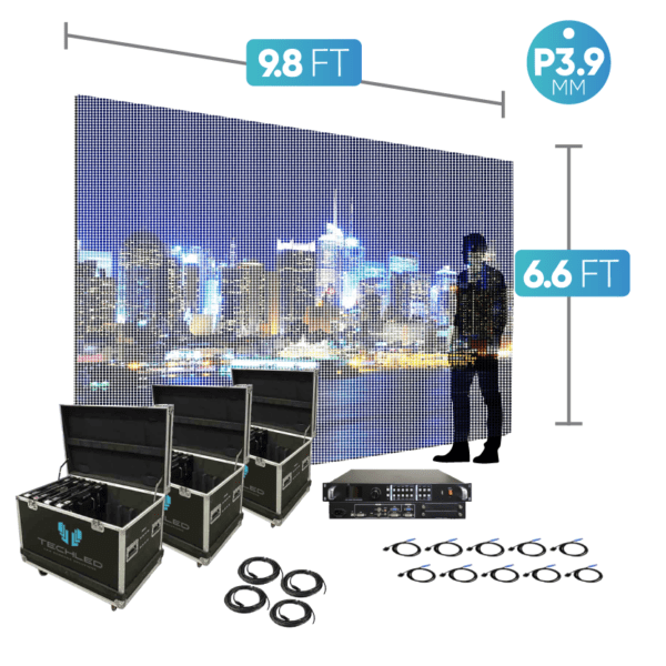 LED screen P39 12 inches - Techled