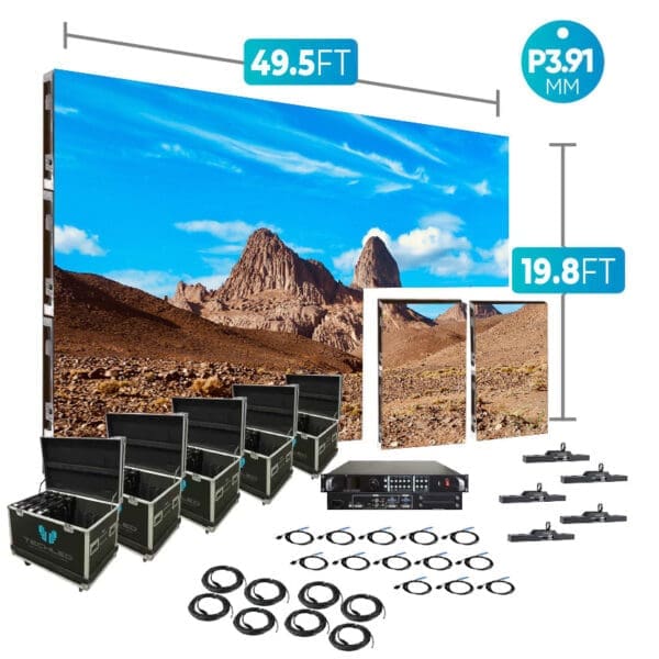 LED screen P3.91 double - Techled