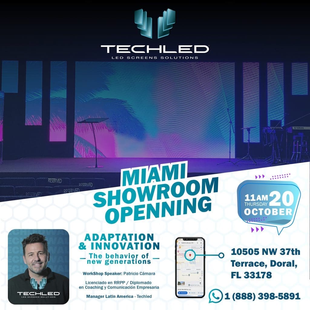 Miami showroom opening - Techled