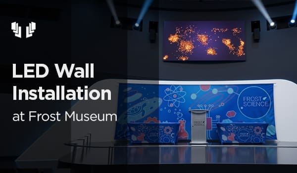 Led Video Installation Photo LED Video Wall Installation at Frost Museum | TechLED Case Study